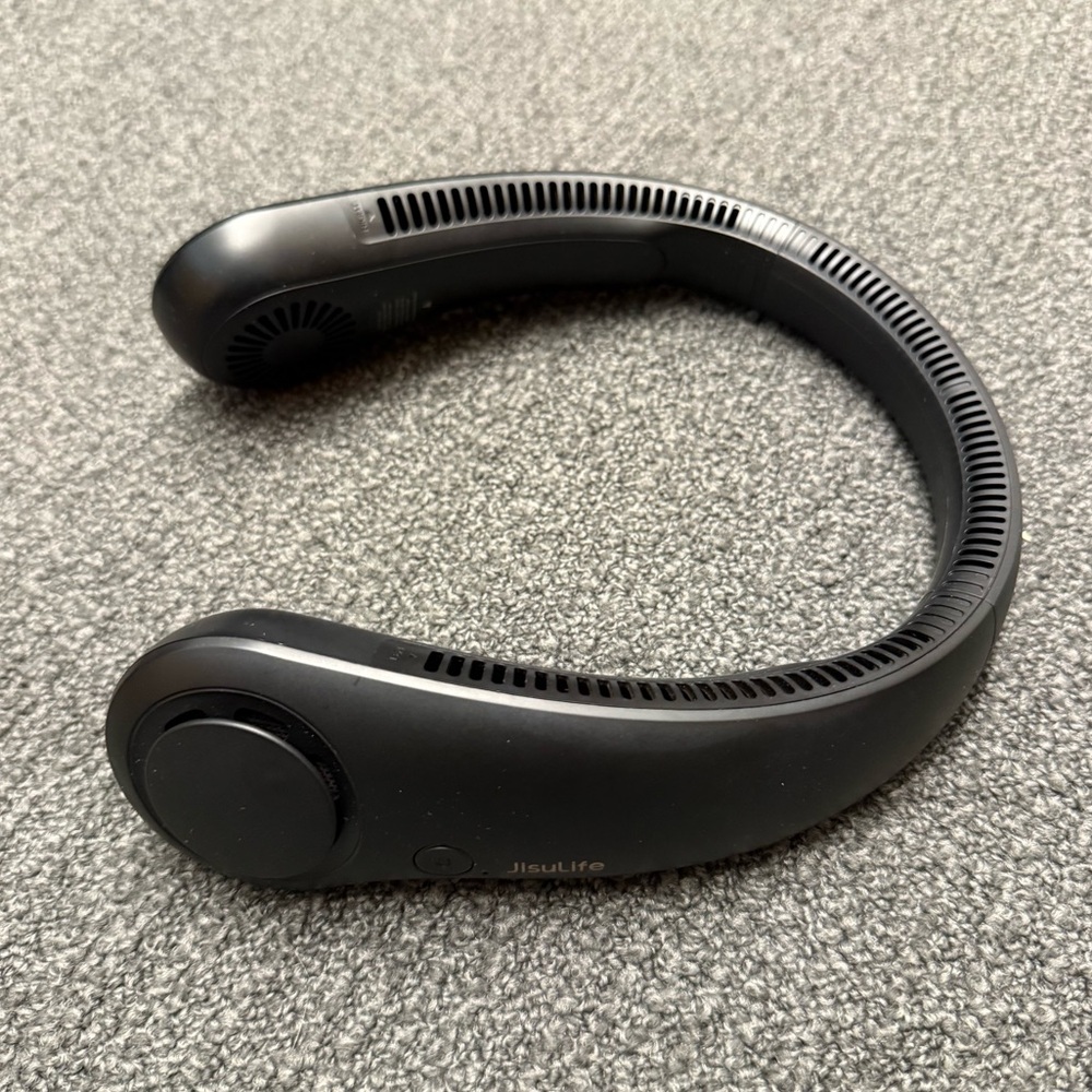 JISULIFE Portable Neck Fan in Black